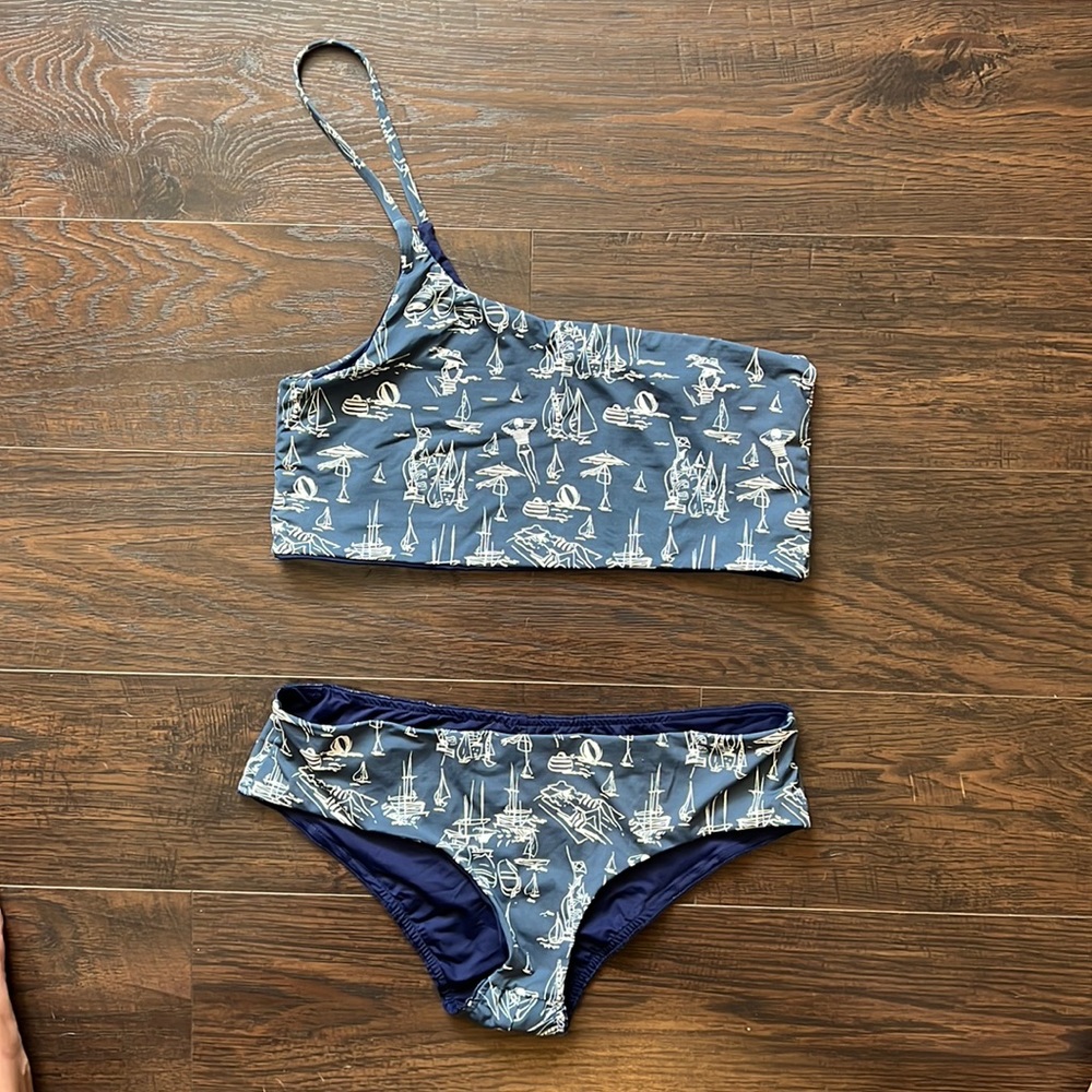 Shore one shoulder bikini